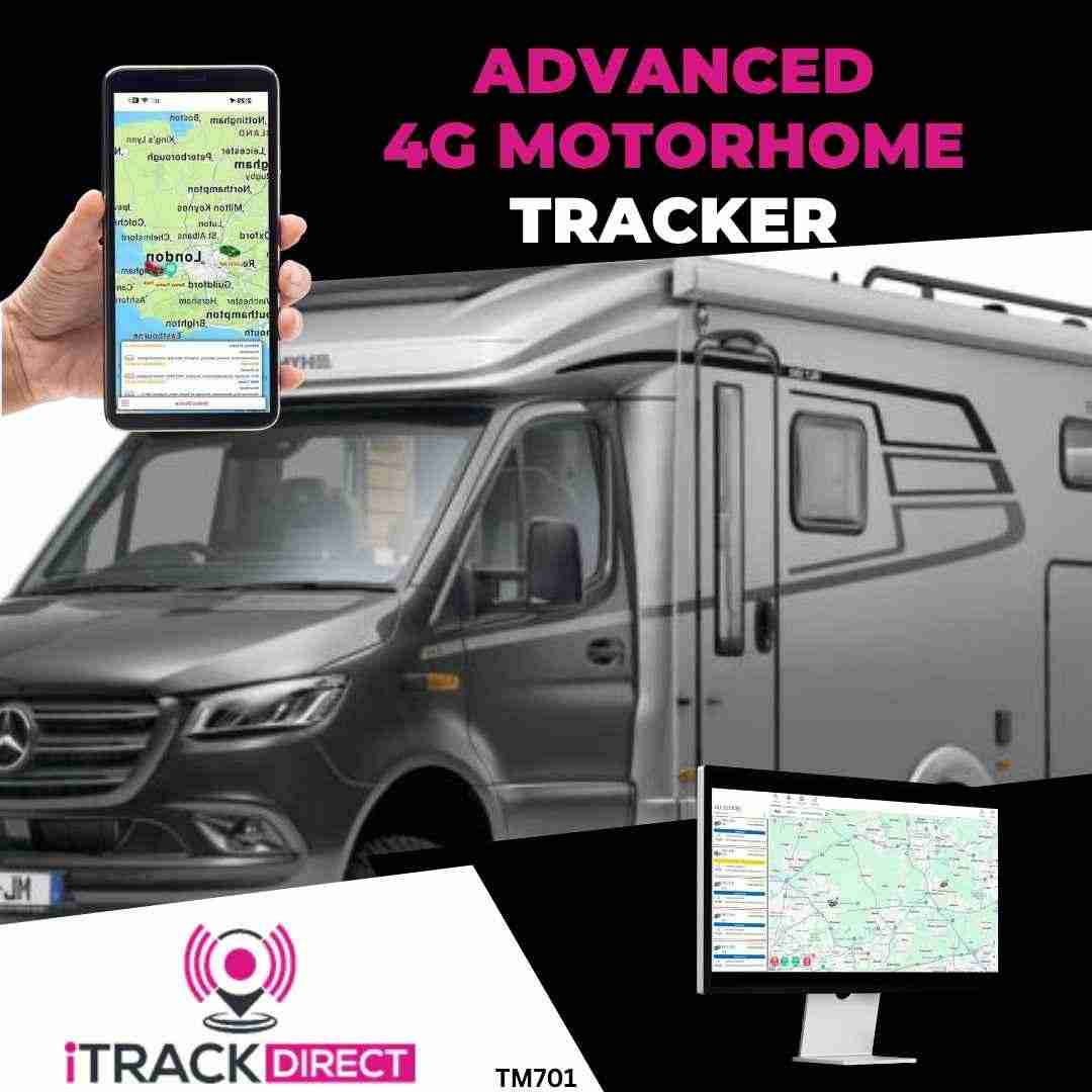 Motorhome Tracker 4G Advanced GPS Tracking TM701