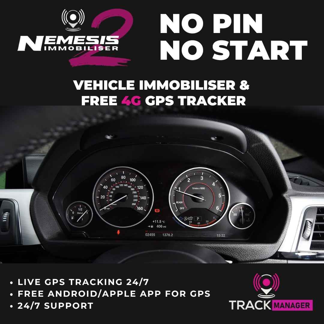 Nemesis 2 Immobiliser & FREE 4G GPS Tracker