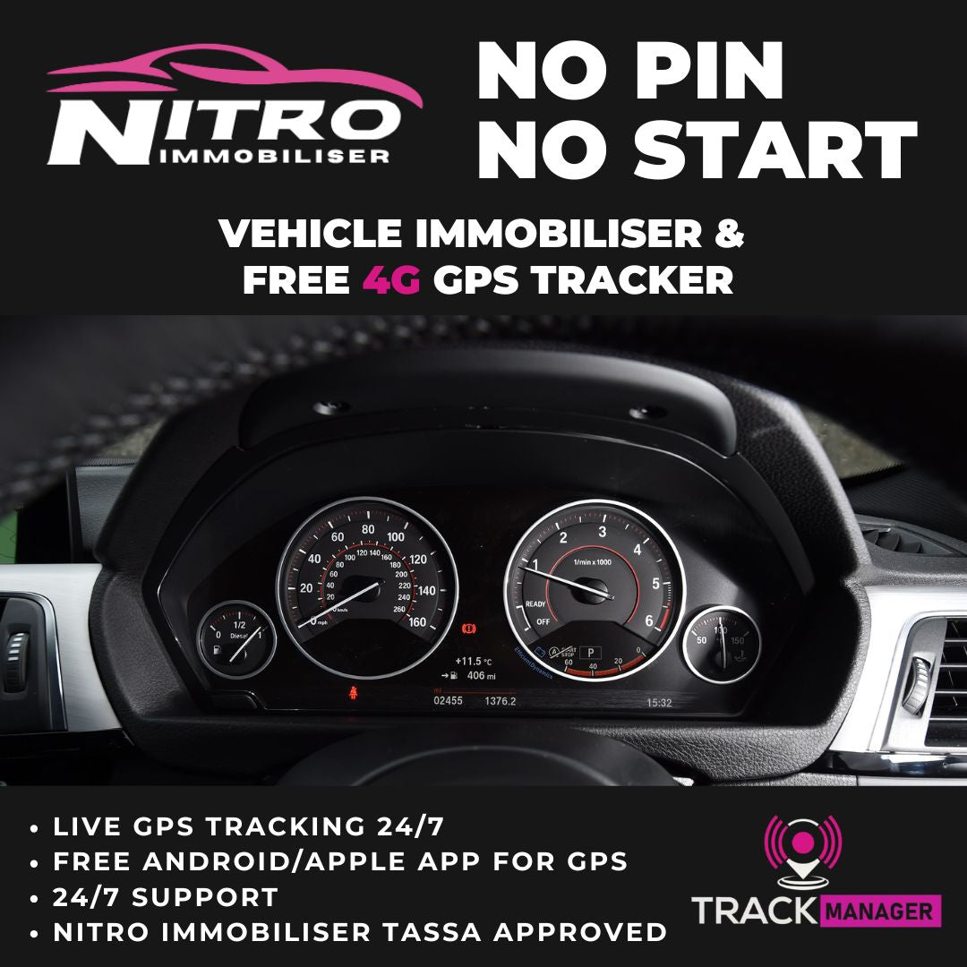 Nitro Immobiliser & FREE 4G GPS Tracker