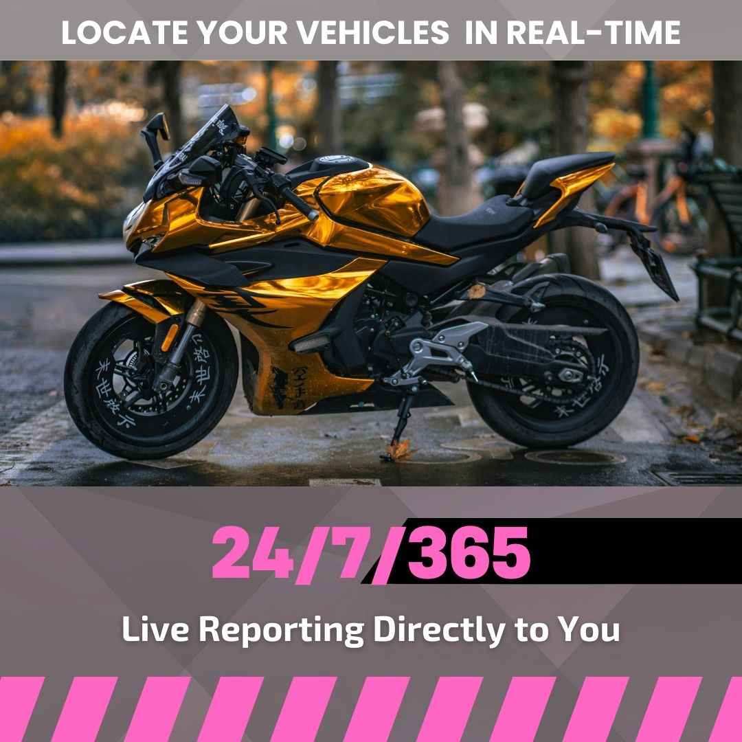 Waterproof Motorbike Tracker 24/7 