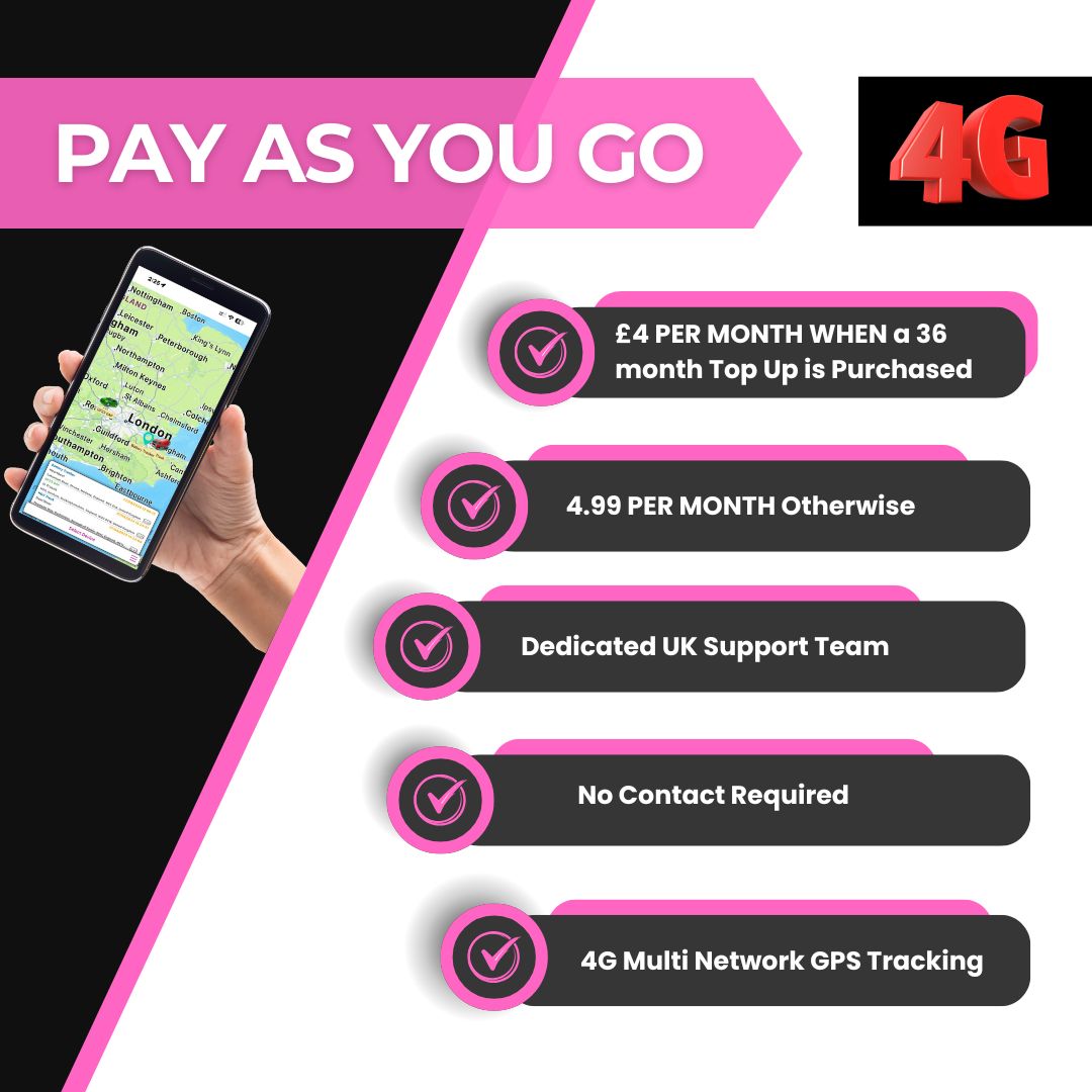 Waterproof Truck Tracker PAYG